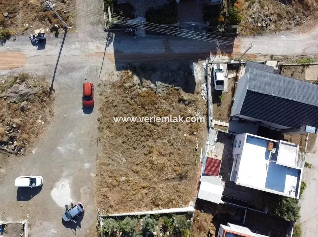 Es Können Zwei Villen Gebaut Werden! Grundstück Zu Verkaufen In Seferihisar Tepecik Mahallesi Akarca Region