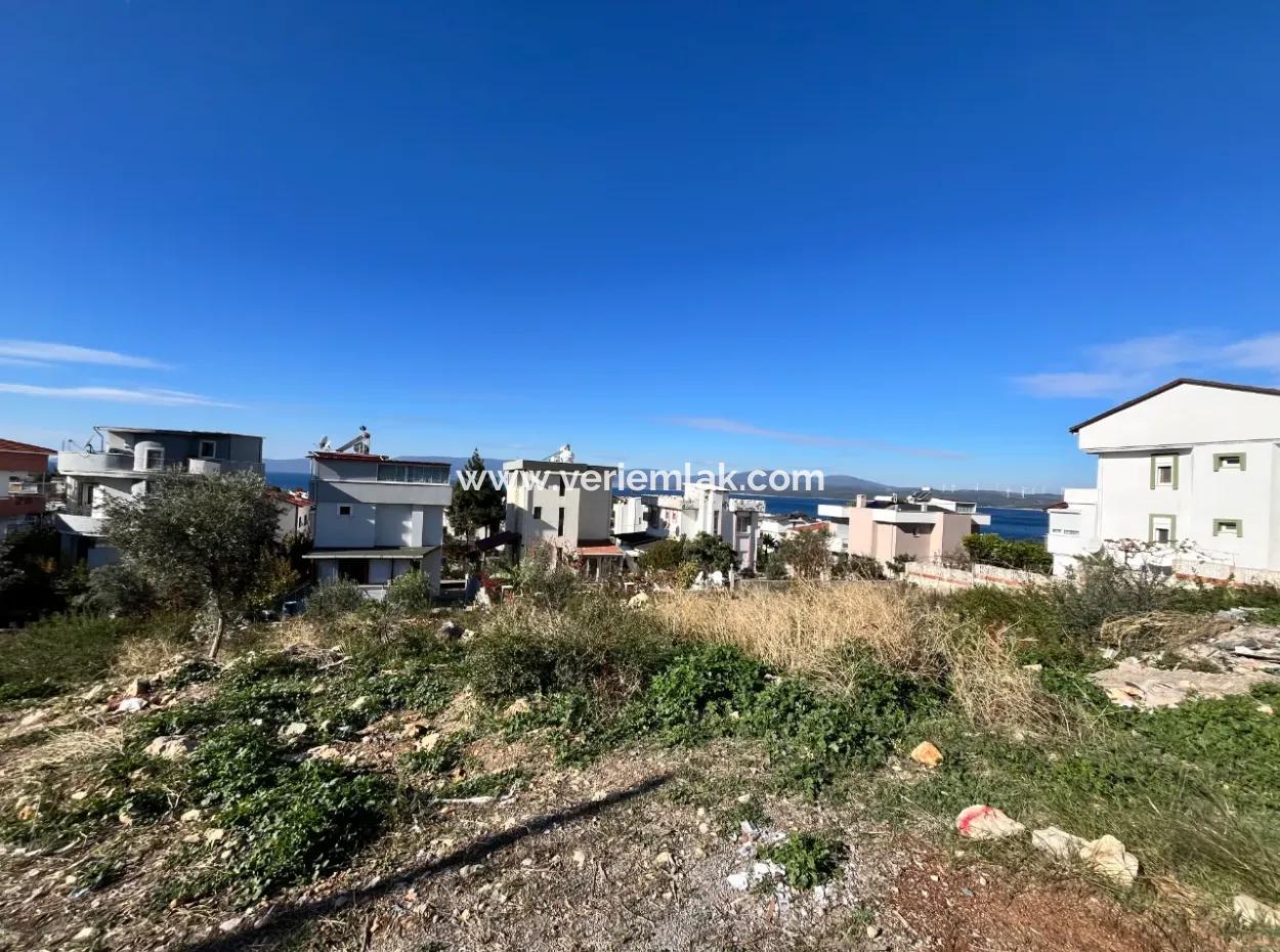 Erstaunliches Grundstück Mit Meerblick In Sığacık Akkum!