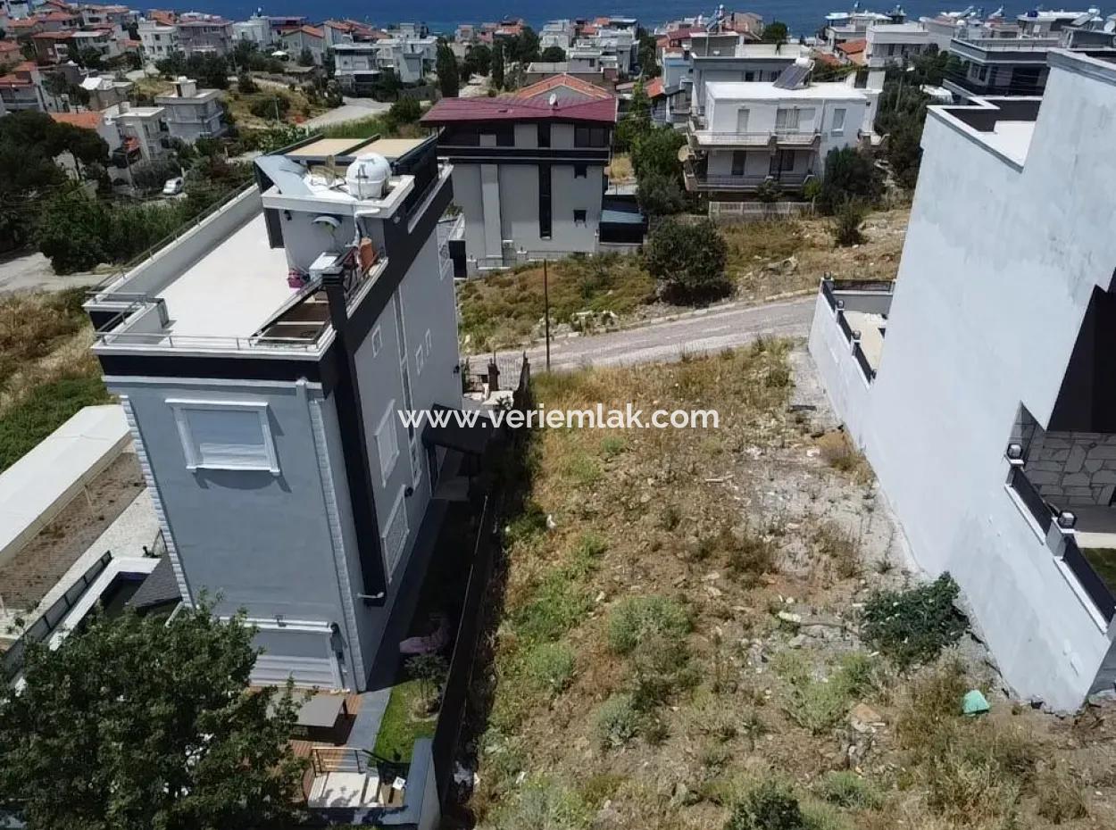 290M2 Grundstück Zum Verkauf Im Stadtteil Elmastaş Mit Meerblick Höhenunterschied