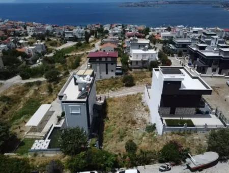 290M2 Grundstück Zum Verkauf Im Stadtteil Elmastaş Mit Meerblick Höhenunterschied