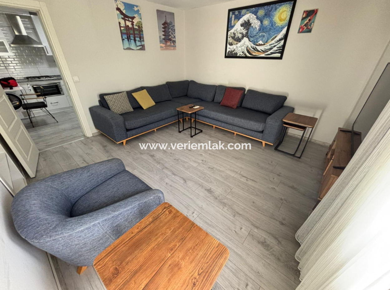 1 1 Apartment For Rent With Full Renovation In Architect Sinanda Opposite Alsancak Private Health Hospital