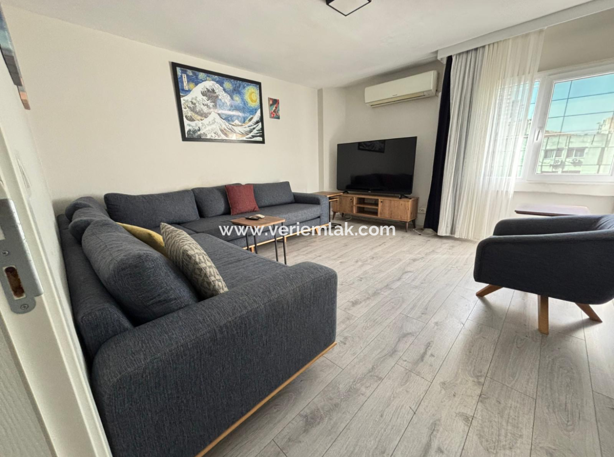 1 1 Apartment For Rent With Full Renovation In Architect Sinanda Opposite Alsancak Private Health Hospital