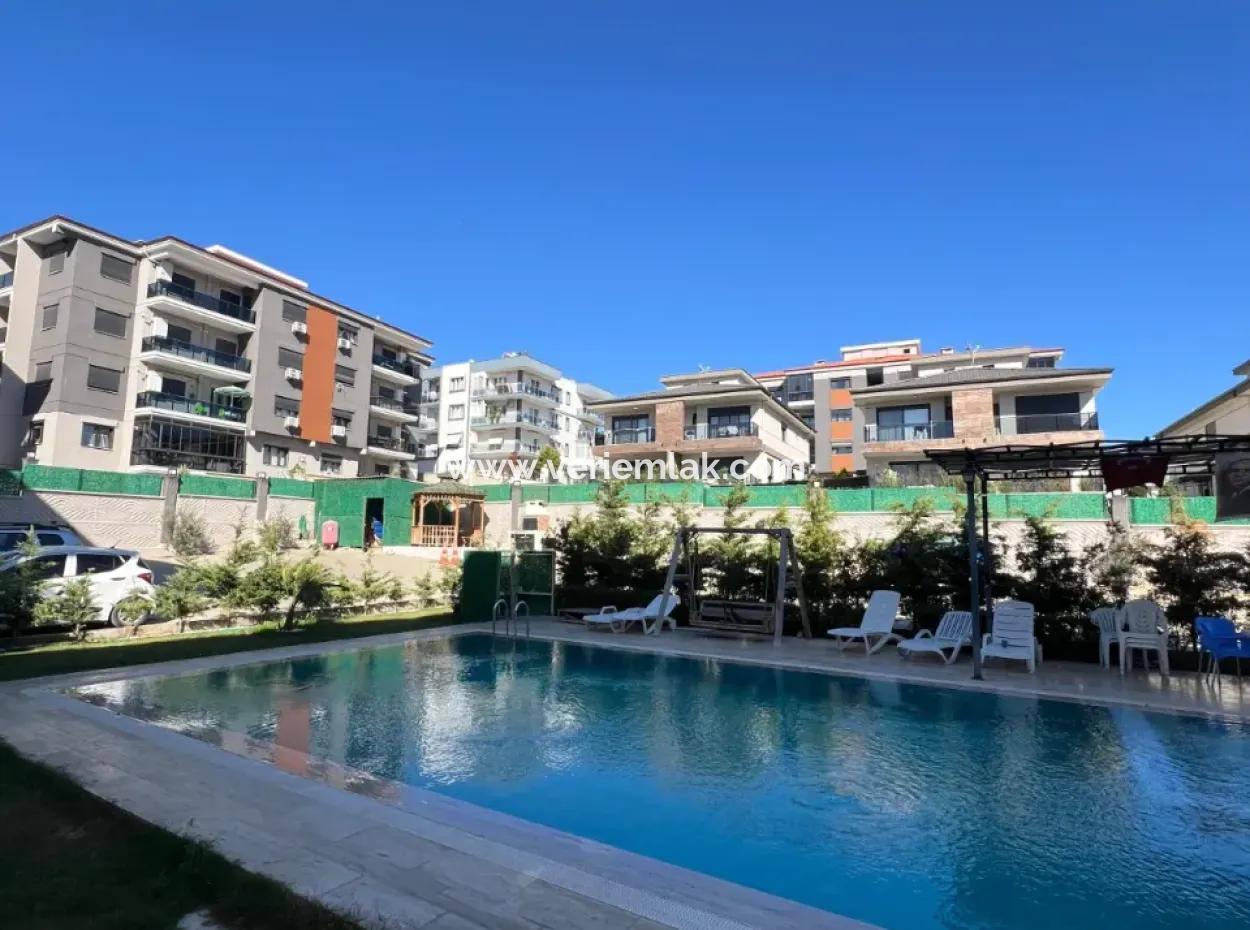 2 1 Mezzanine Apartment For Sale In Defne Housing Complex, Seferihisar Gözsüzler District!