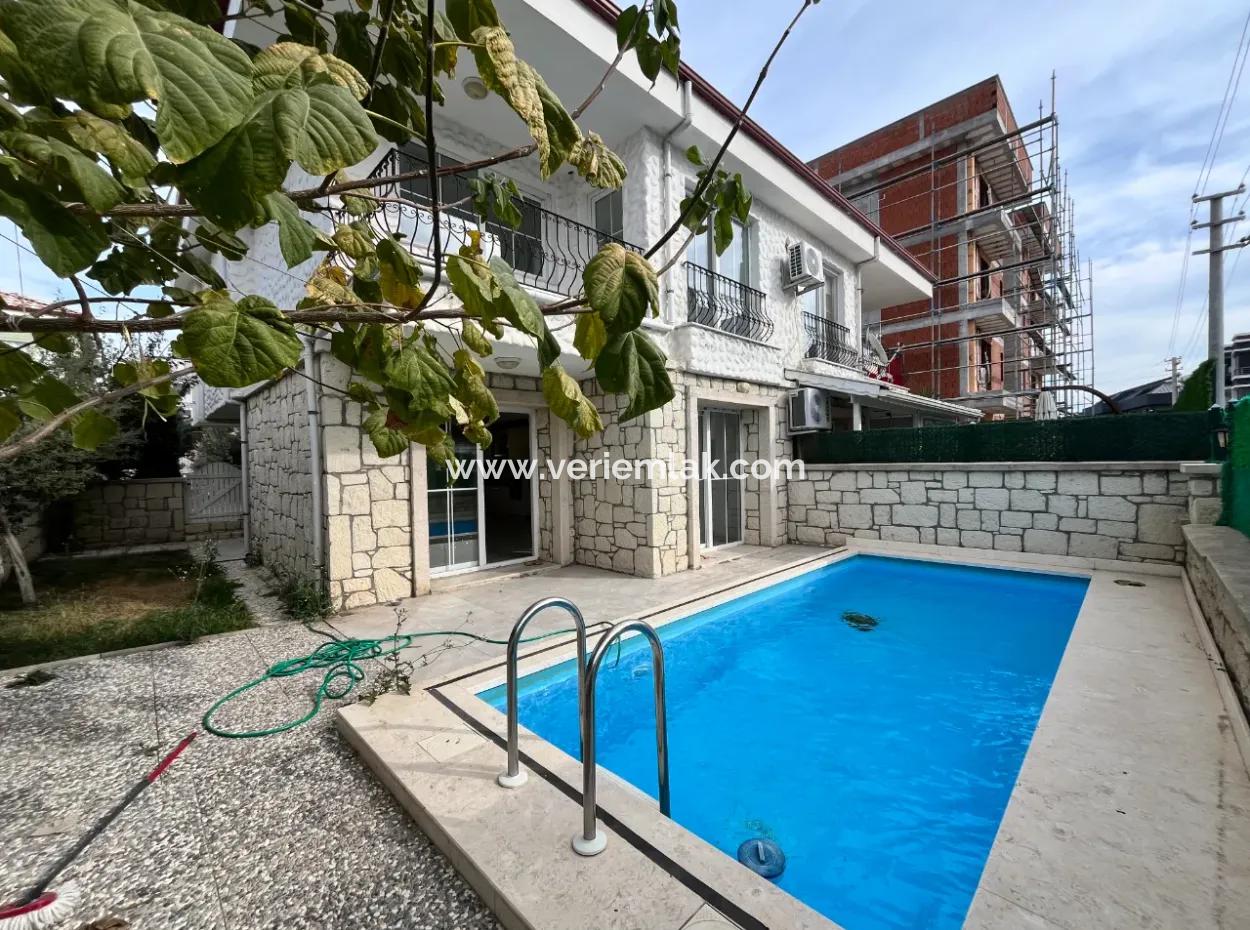 Original Design 3 In 1 Duplex Villa With Detached Pool In Award-Winning Taş Konaklar Complex In The Most Decent Area Of Seferihisar