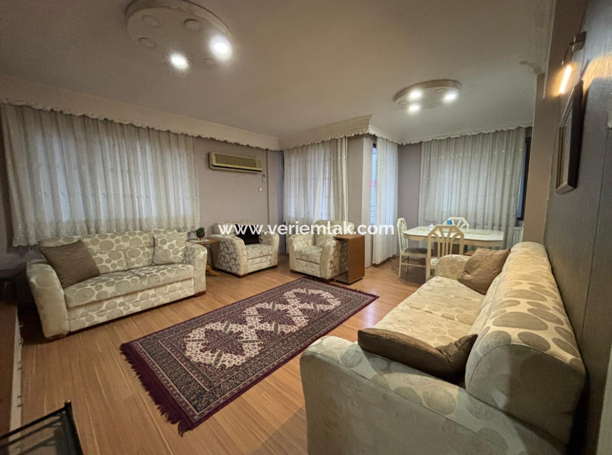 Alsancak Architect Sinanda Gazi Hospital And Izban Near 3 1 120 M2 Furnished Apartment For Rent!