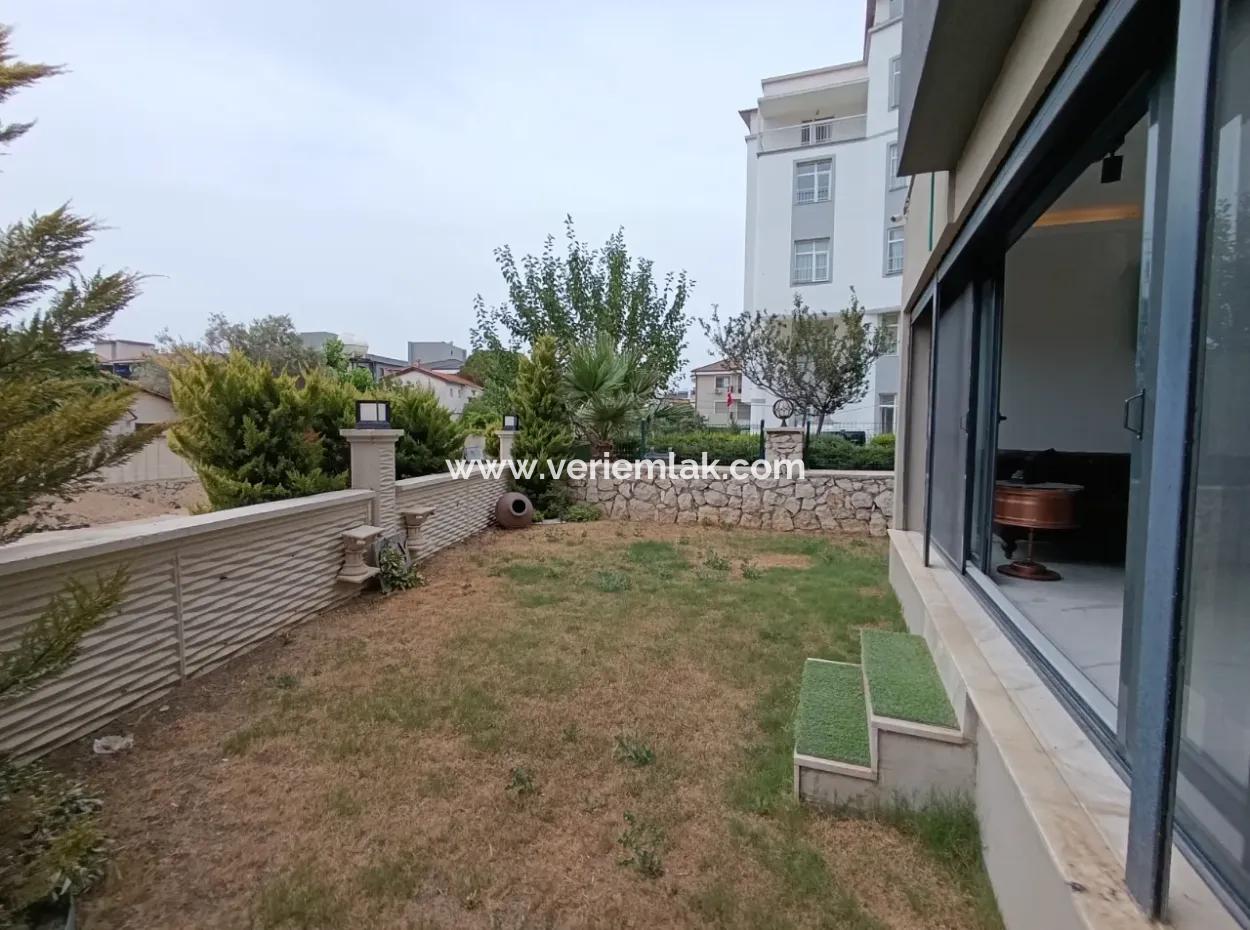 Seferihisar Luvi Residence Near 1 1 Garden Apartment For Sale