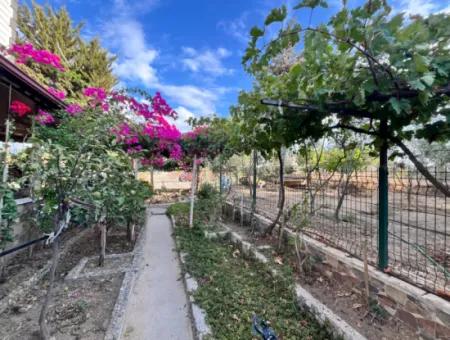 Detached Villa With Sea View And Large Garden In Akarca, Seferihisar