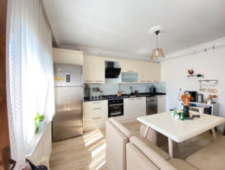 Indoor Kitchen, Free Sale 3 1 Apartment In Seferihisar School District