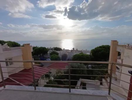 4 2 Triplex Villas With Sea View In Seferihisar Banksis Apartments