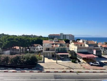 1 1 Fully Furnished Apartment In Ozdere Residence With Pool And Security Within Walking Distance Of The Sea