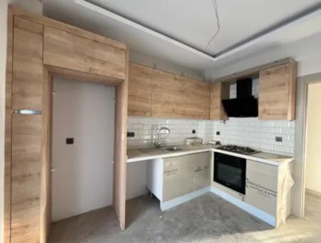 2 1 Brand New Apartment In Seferihisar With Separate Kitchen, Balcony And 3 Built-In Sets!