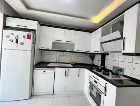 Apartment For Sale In Seferihisar City Center, Facing Luvi Residence, 2 1, Separate Kitchen!