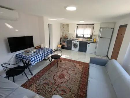 1 1 Apartment With Garden For Rent In Seferihisar Gözsüzler