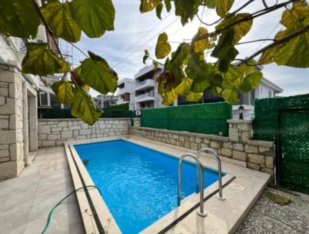 Original Design 3 In 1 Duplex Villa With Detached Pool In Award-Winning Taş Konaklar Complex In The Most Decent Area Of Seferihisar