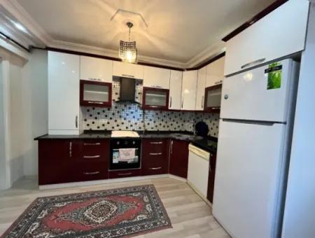 3 1 Furnished Apartment For Rent In Camiikebir District, Seferihisar Gözsüzler District!