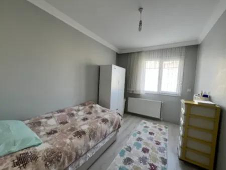 2 1, Furnished Apartment For Rent With Natural Gas In Çolakibrahimbey, Seferihisar