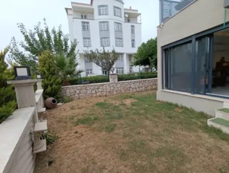 Seferihisar Luvi Residence Near 1 1 Garden Apartment For Sale