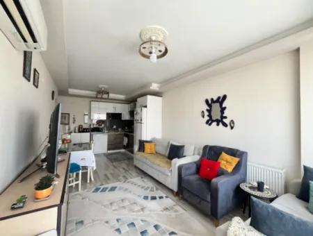 5 In 1, 240M2 Double Terrace Duplex Apartment Near Seferihisar Courthouse