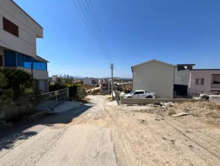 Two Villas Can Be Built! Land For Sale In Seferihisar Tepecik Mahallesi Akarca Region