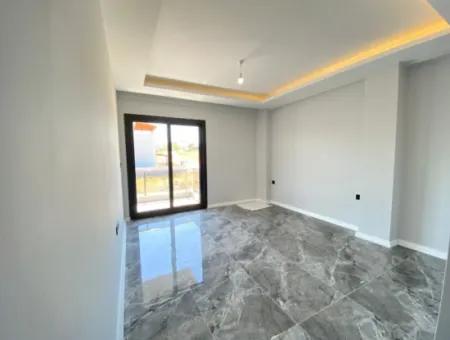 4 Bedrooms 1 Living Room Brand New Villa For Sale With Large Garden In Seferhisar Akarca