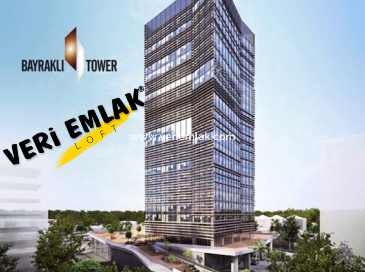 Bayraklı Tower’da Ofisinizi Zirveye Taşımak İster Misiniz? Kiralık 1+0 Ofis Fırsatı