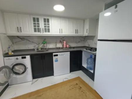 Seferihisar Gözsüzler'de Kiralık 1+1 Bahçeli Daire